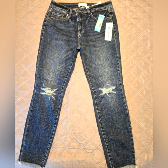 NEW Pistola Arielle Skinny Dostressed fray hem jeans Petite 6 - Picture 1 of 6